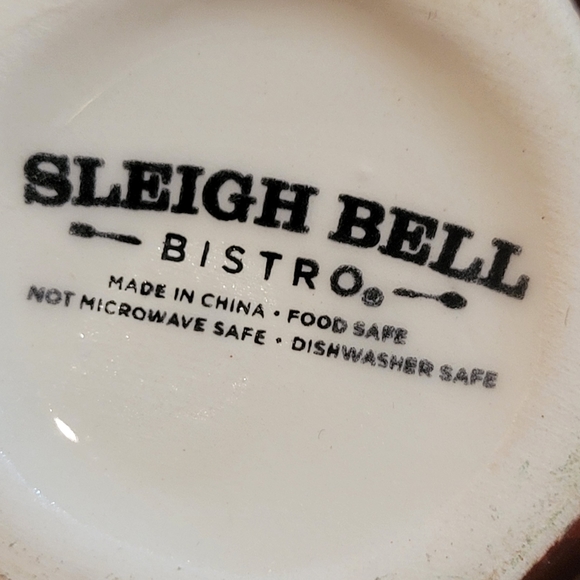 Mini Santa Mugs (6) ~ Sleigh Bell Bistro ~ Retro Look ~ Christmas ~ NWT - Picture 8 of 12
